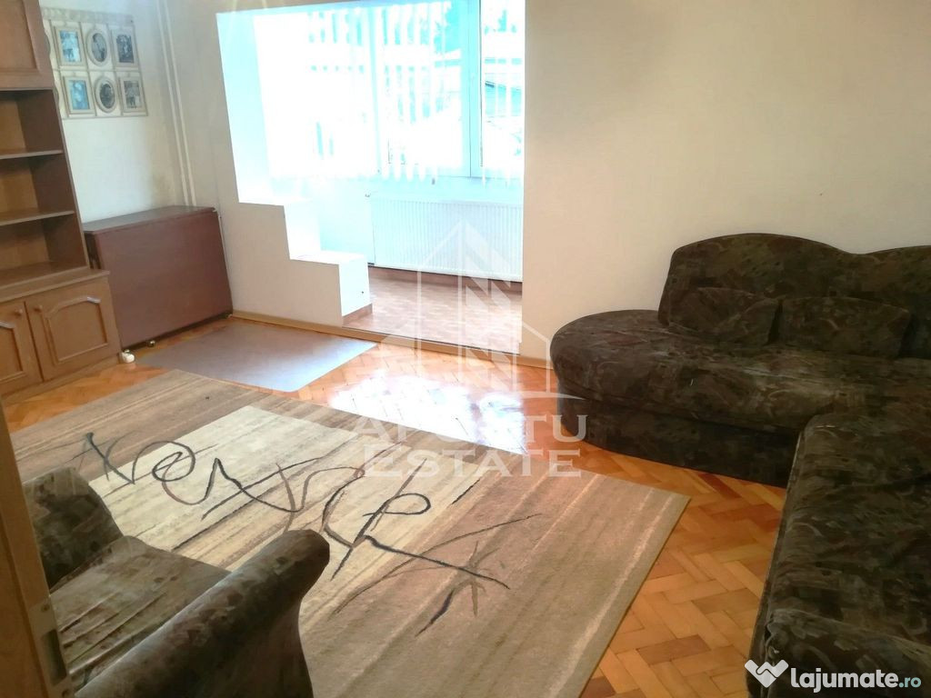 Apartament cu 2 camere, decomandat, etajul 1, zona Girocului