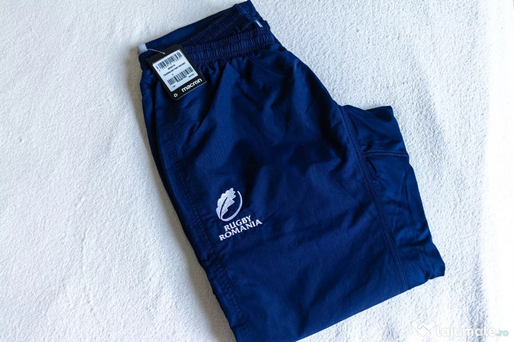 Pantaloni de incalzire MACRON Rugby Romania *NOU