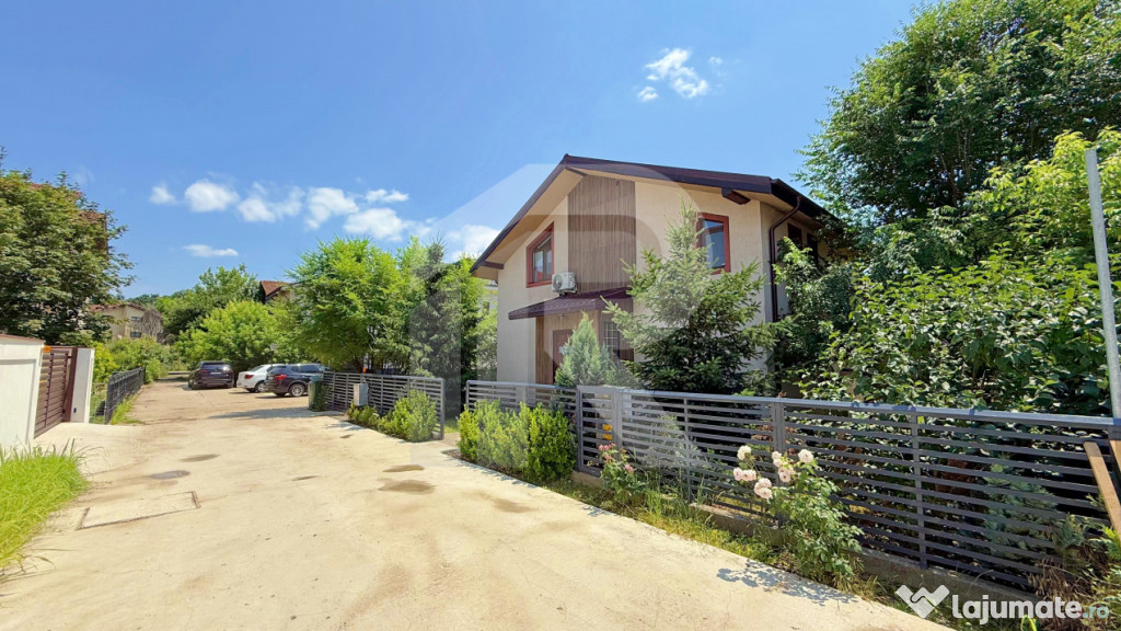 Casa individuala cu grădină superbă, P+1 Mansardat 158 mp