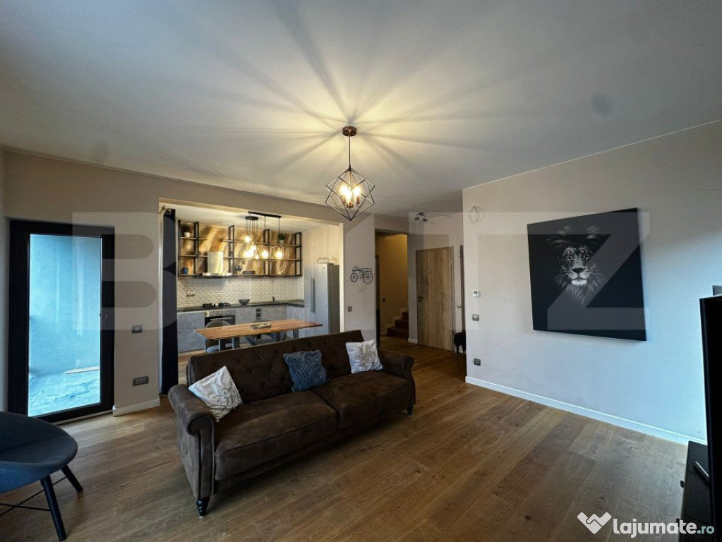 Apartament de lux in vila cu 3 camere, 2 bai, 79mp, garaj, i