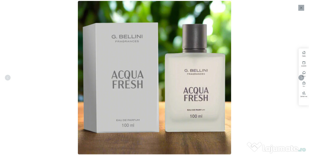 Parfum barbatesc marin ACQUA Fresh, Barbati, 100 ml