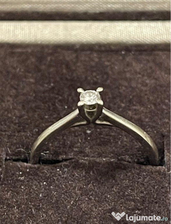 Inel logodna TEILOR aur 18k, diamant 0.1 G SI1 M54