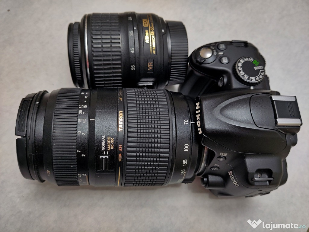Nikon D3000 + 70-300