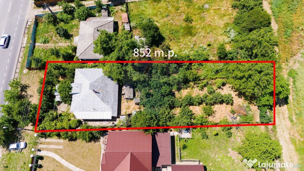 Casă de vânzare - 4 camere - 81mp - Teren 852mp la E58 ...