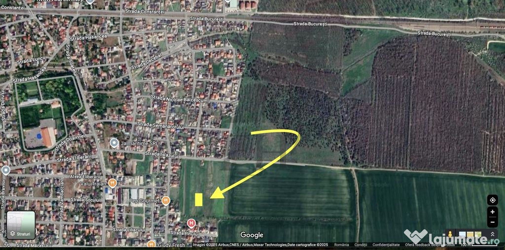 Teren intravilan de vanzare Valu lui Traian, Constanta
