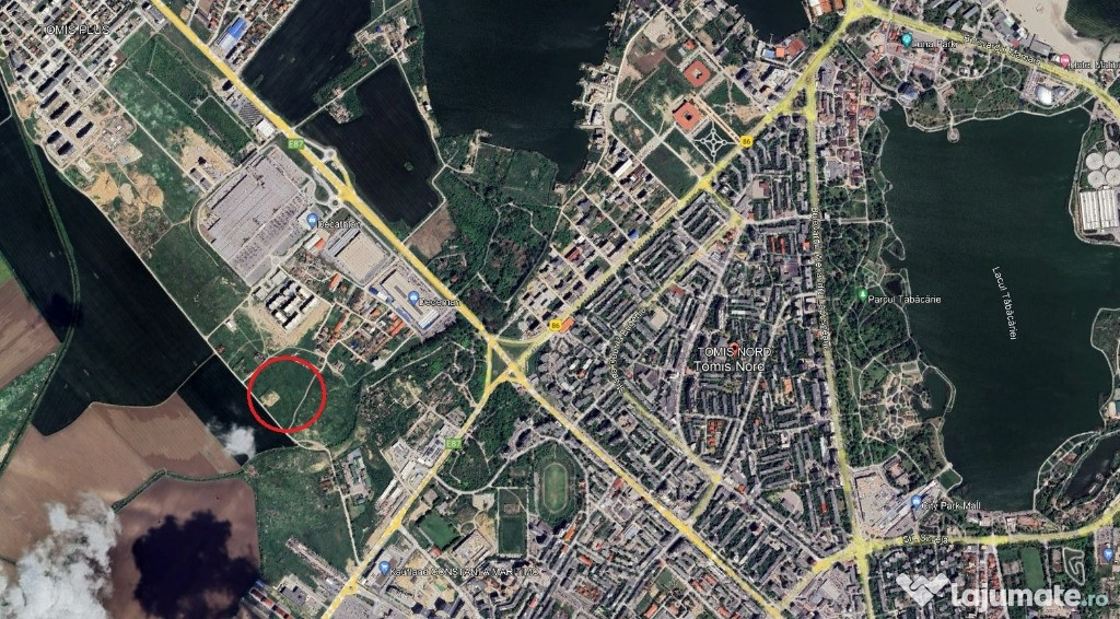 Vanzari terenuri in Constanta zona Tomis Nord