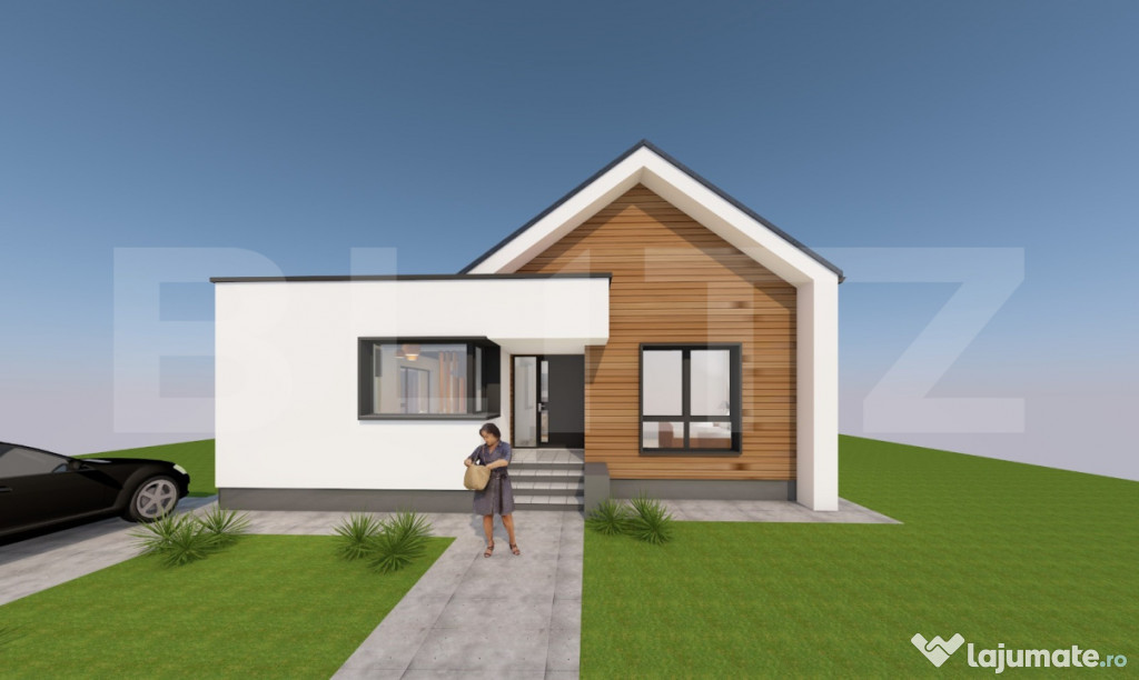 Casă individuală la cheie, 4 camere, zona Cetate - Valea P