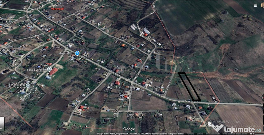 Vorovesti teren 3000mp intravilan