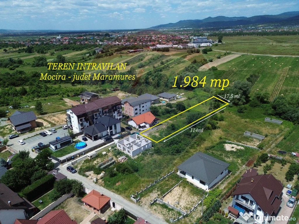 DE VANZARE- Teren intravilan in MOCIRA