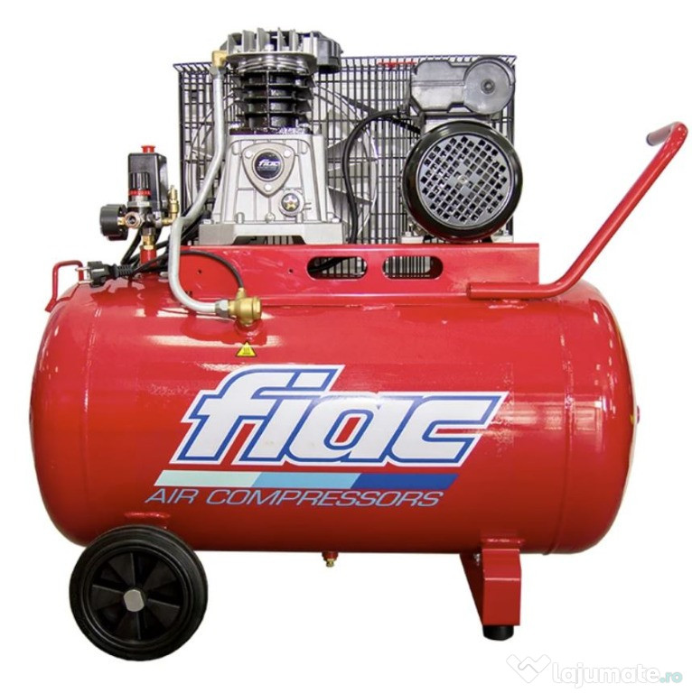 Compresor aer, cu piston, cu ulei, Fiac AB100/348MC, 2.25 kW, 3 CP, 10