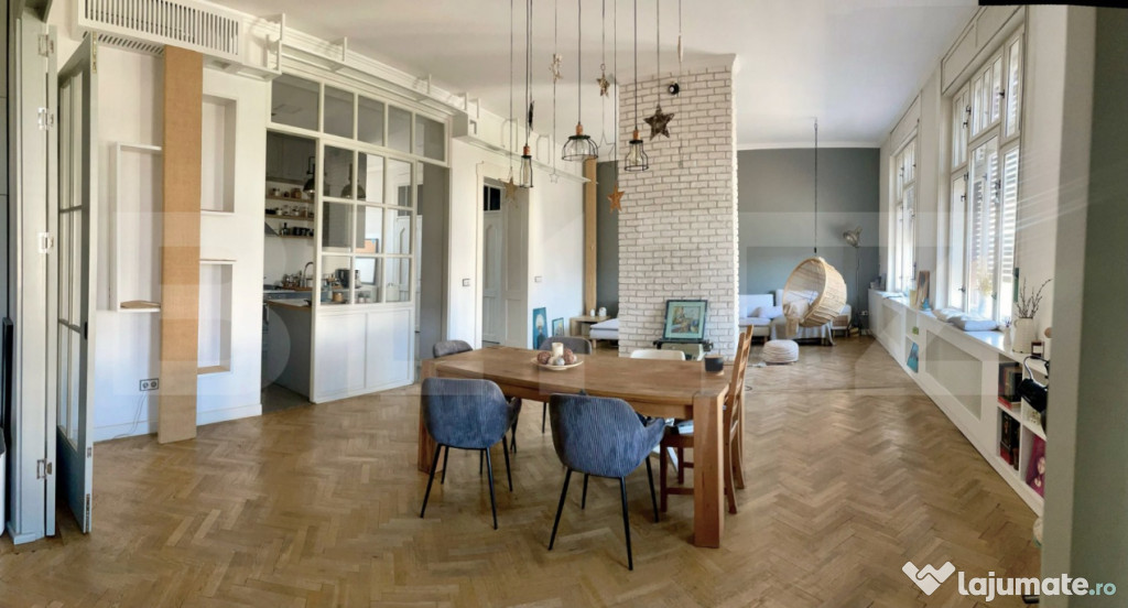 Apartament de vanzare cu 3 camere, 120 mp, zona Dorobantilor