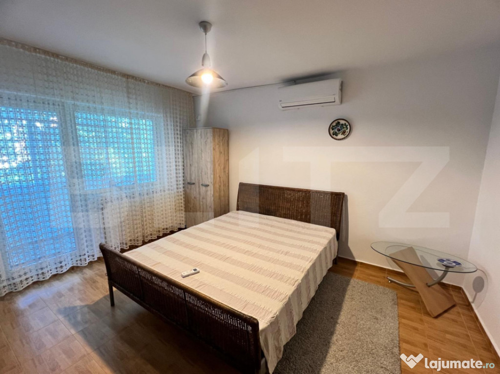 Garsoniera de inchiriat, 40 mp cu balcon, zona Rovine