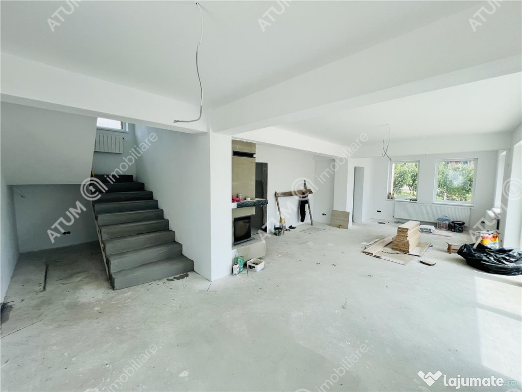 Casa individuala in Cisnadioara cu 4 camere 2 bai terasa ter