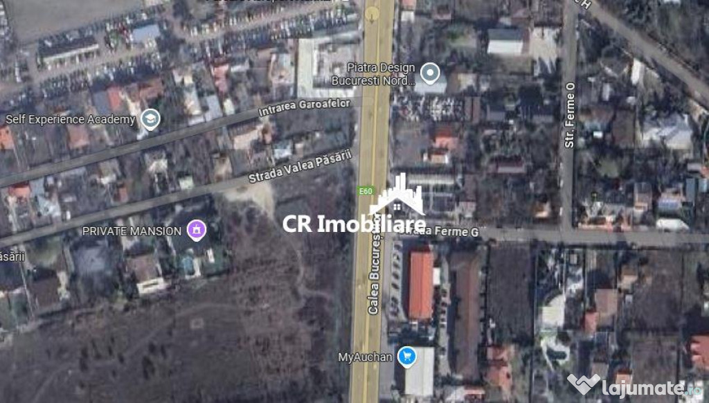Teren constructii stradal Otopeni DN1 doua deschideri