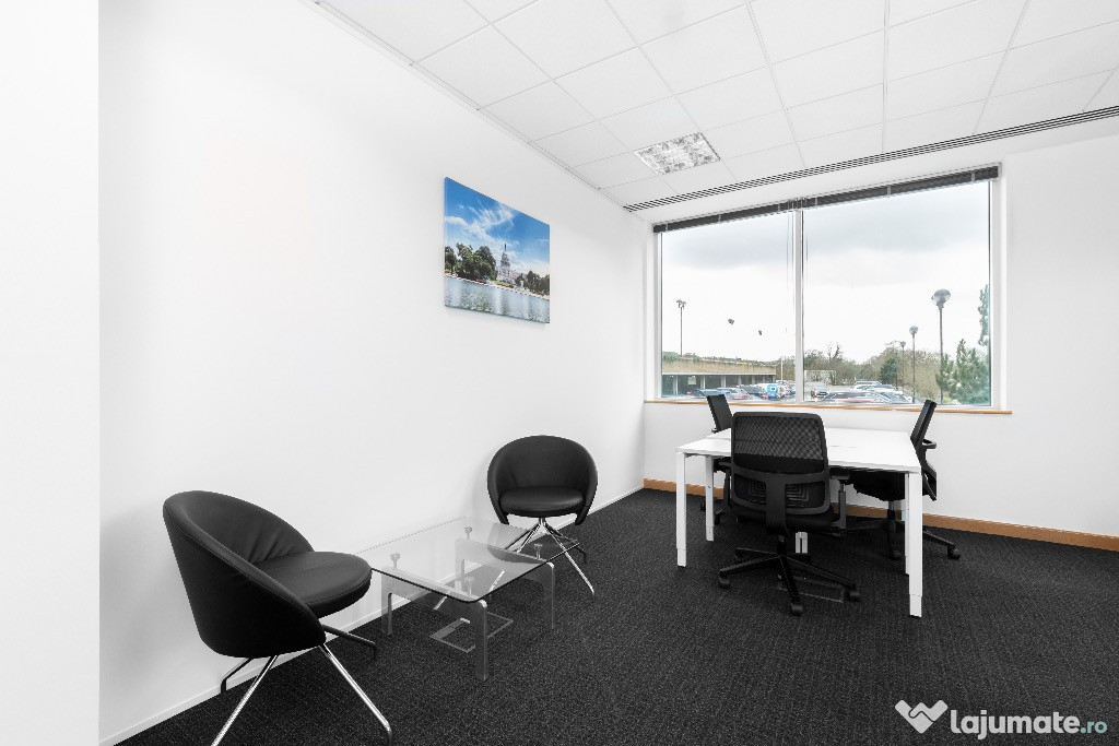 Spațiu de birou privat pentru 4 persoane în Regus Central Business