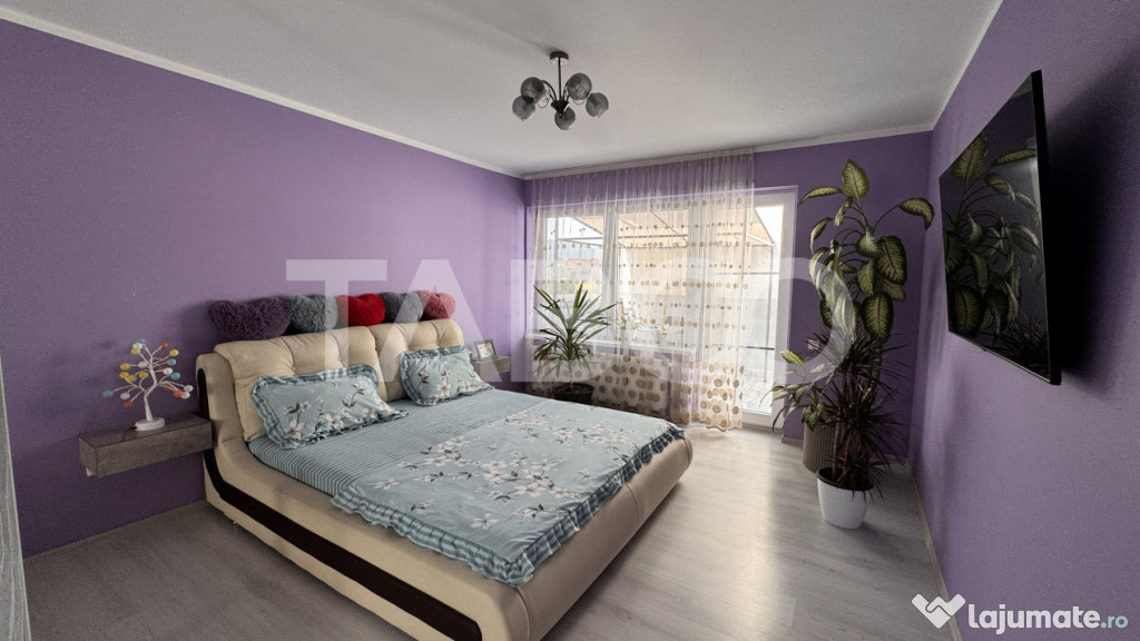 Apartament cu 3 camere de vanzare mobilat utilat terasa 80mp