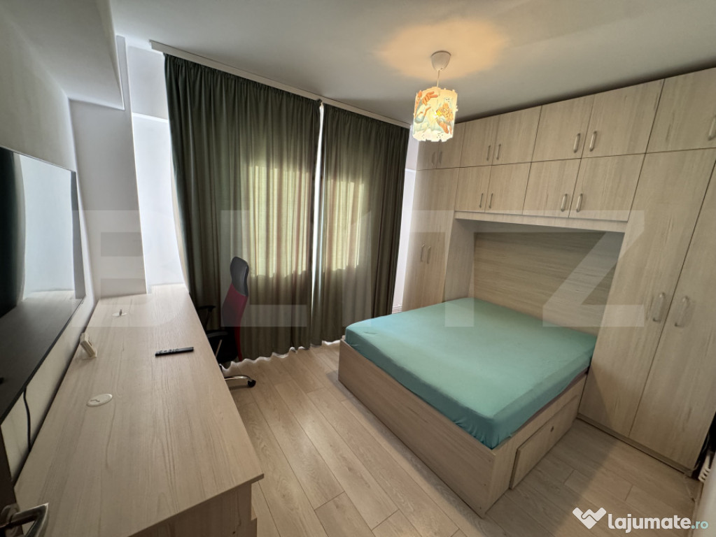 Apartament 2 camere decomandat, centrala termica, ac, Piata