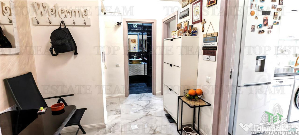 Apartament 2 camere, incalzire in pardoseala, mobilat/utilat