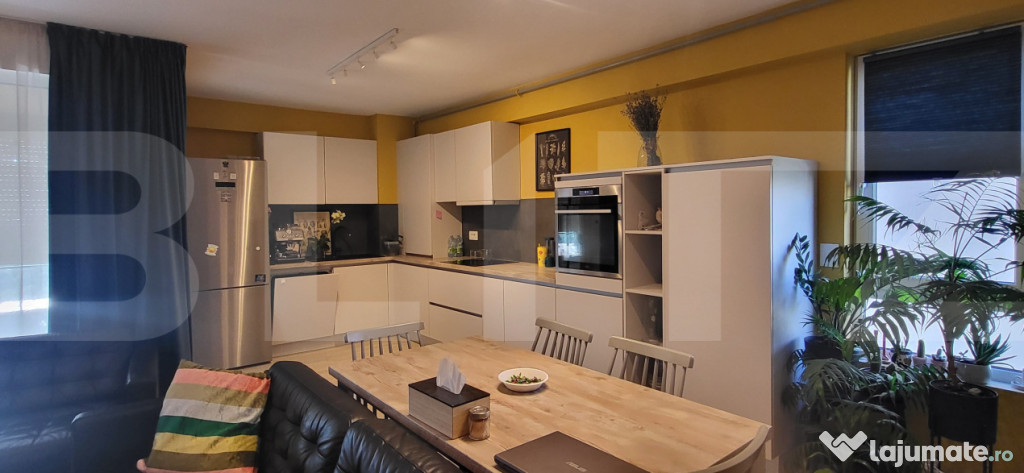 Apartament cu 3 camere de LUX – mobilat & utilat – lân