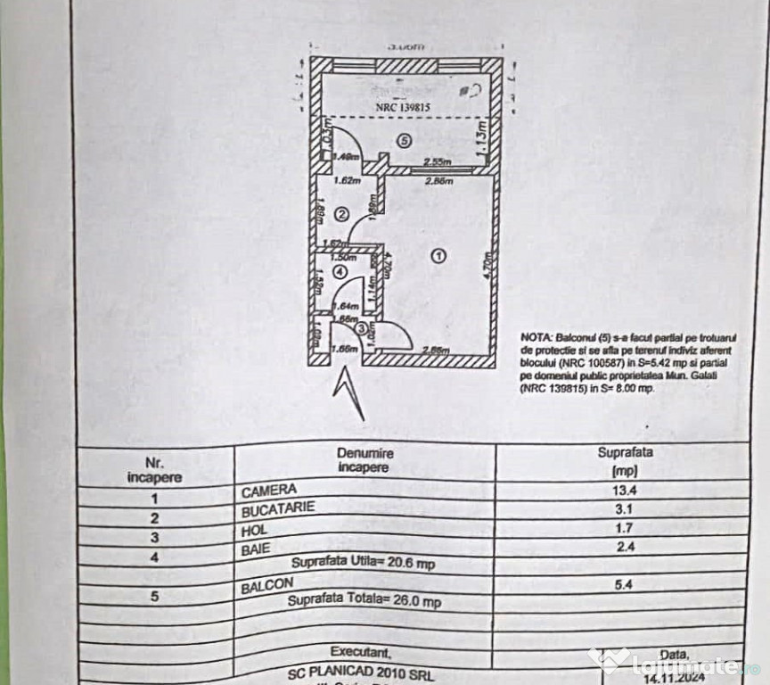 Apartament cu 1 camera in Micro 19, langa Piata