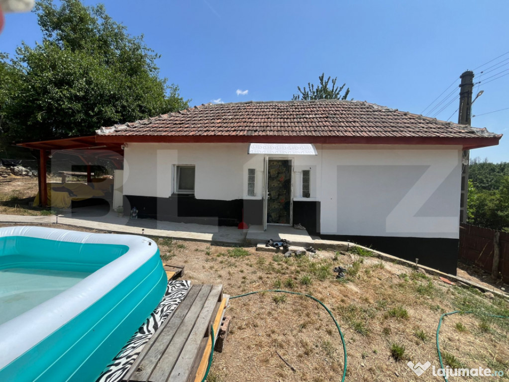 Casa renovata Varvor, 30 mpu, 1000 mp curte, desch. 13.5ml