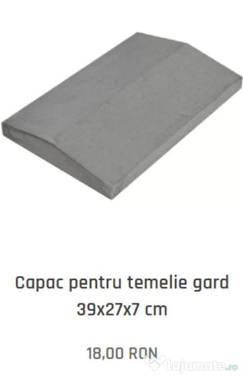 Capace pentru temelie/stalp gard