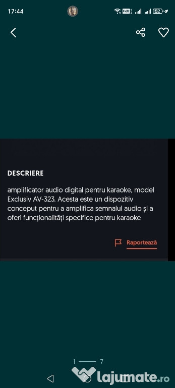 Amplificator audio