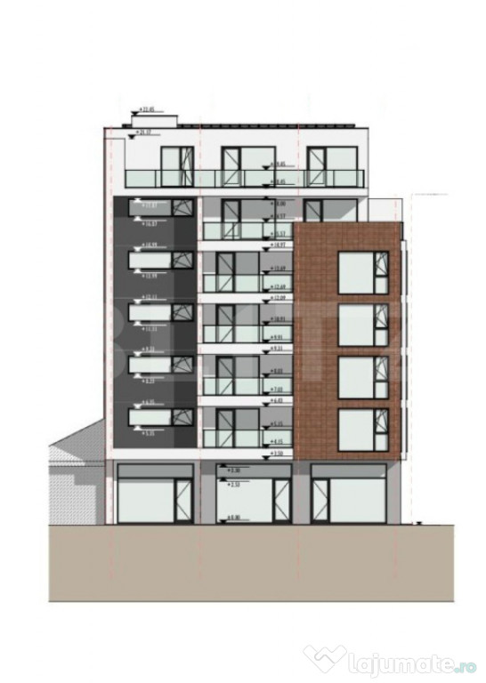Apartament cu 4 camere pe 2 niveluri 85 mp, Bloc Nou, zona M