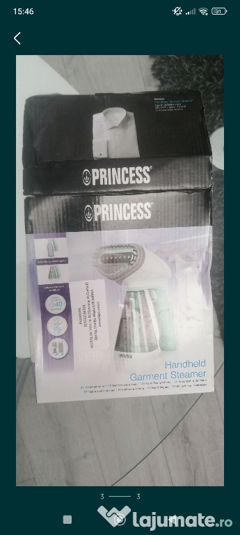 Vând aparat de calcat cu aburi Princess