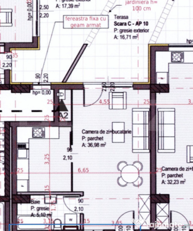 Apartament cu 1 camera, terasă generoasă, Soporului – a