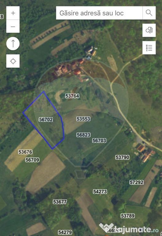 Teren 5,862mp Bratca / Drumul principala
