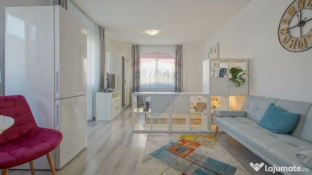 Apartament modern cu o cameră, complet mobilat și utilat