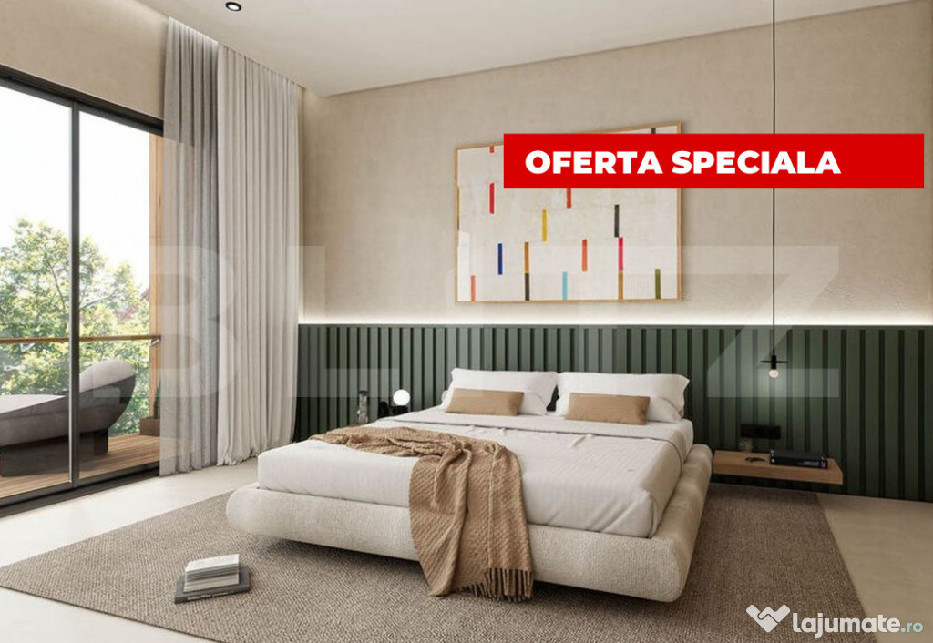 OCAZIE! Apartament 2 camere, boxa, parcare - ansamblu 2024