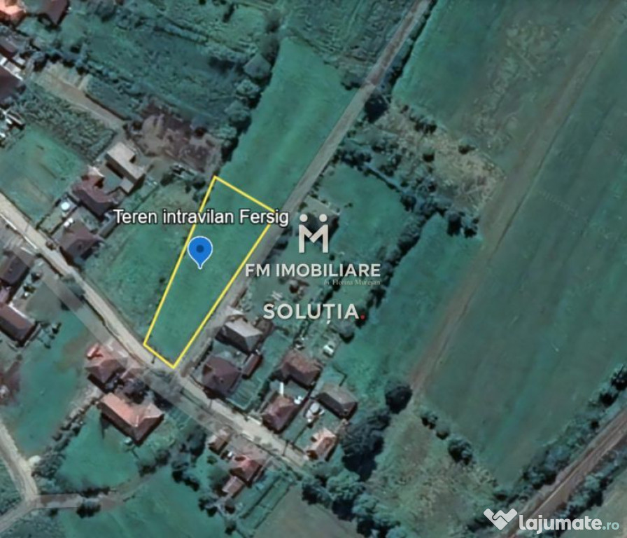 Teren intravilan de vânzare – Fersig, comuna Satulung ...