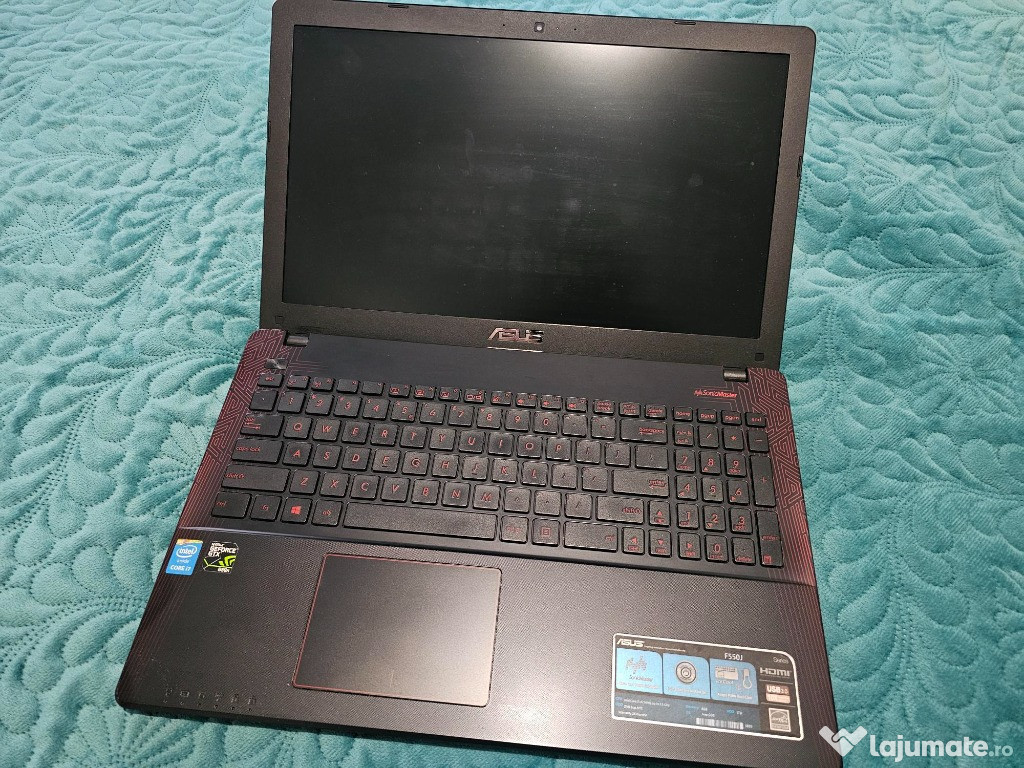 Laptop ASUS F550JK i7-4710HQ 2.50GHz, 8GB RAM, 1TB, nVIDIA GTX 850 4GB