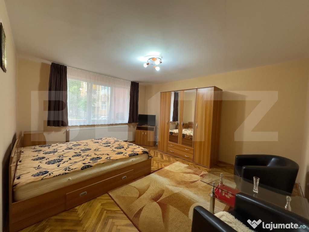 Garsonieră de închiriat, 39 mp - zona Cetate