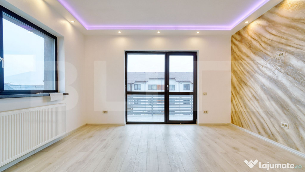 Apartament 2 camere, 57,54 mp utili+6mp utili, Sanpetru, Bra