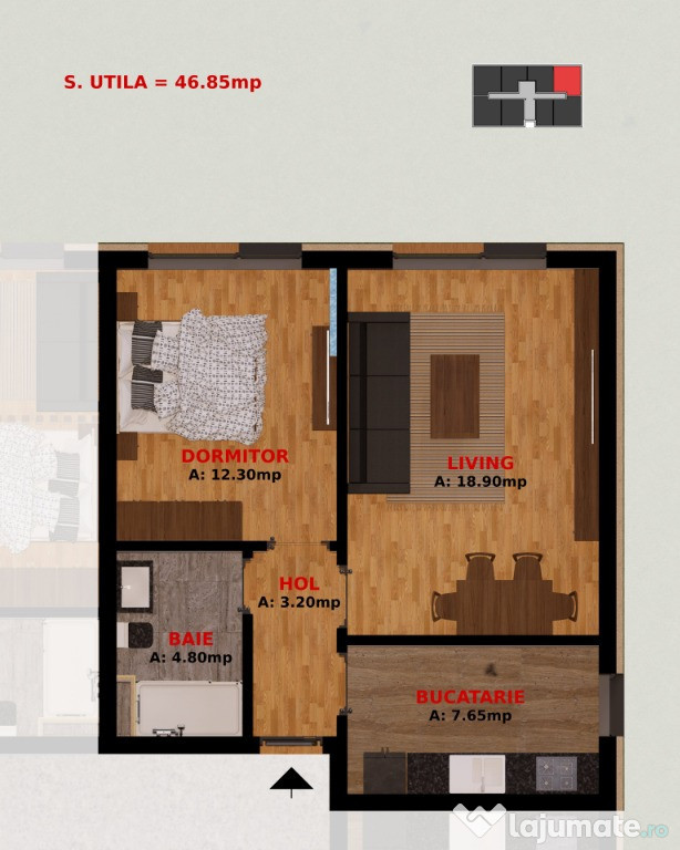 Apartament doua camere si garsoniere. Dobroesti, Tva Inclus!
