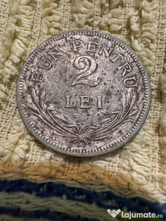 Vand moneda 2 lei din 1924