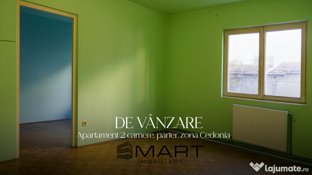 Apartament 2 camere zona Cedonia