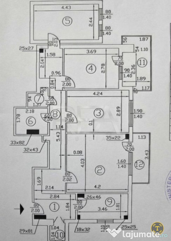 4 camere, 91 mp, 7/9, Lujerului-100 m de metrou.