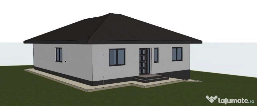 Proprietar, Casa 118 mp utili, 4 camere, 2 bai, 450 mp teren, Barnova