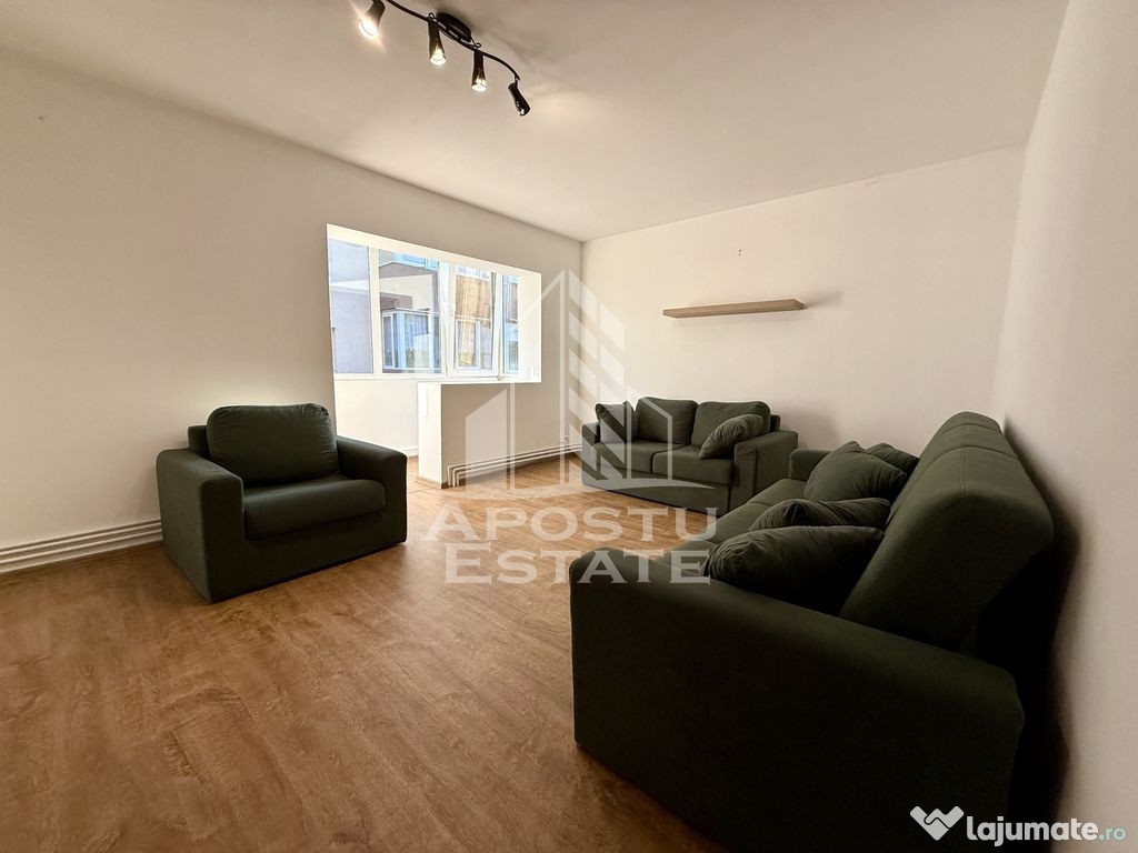 Apartament cu 3 camere, 2 bai, centrala proprie, zona Soa...