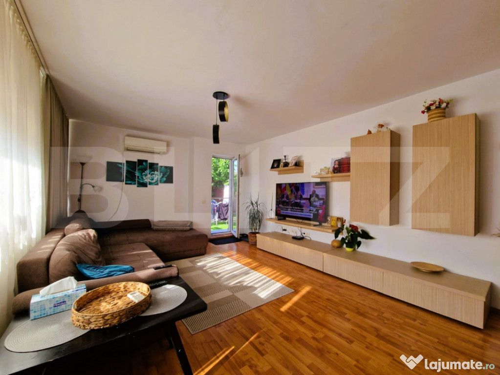 Apartament 3 camere, 76 mp + gradina, Apahida