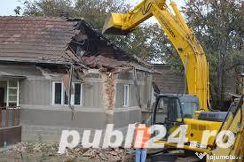 Demolez case Galati/facem fundatii Galati,casetari,terasamente Galati