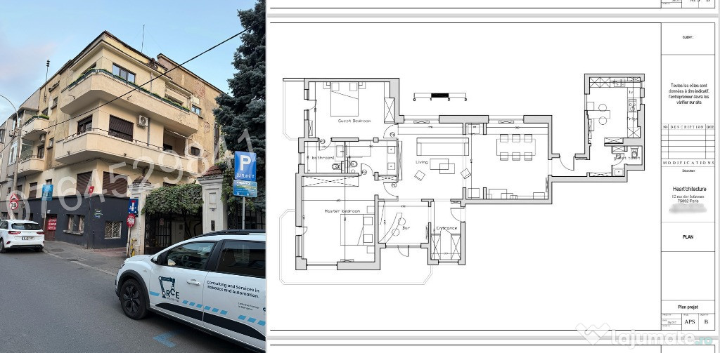Apt. 3 cam,bloc boutique,stil art design Parizian,Dorobanți-Vidtoriei