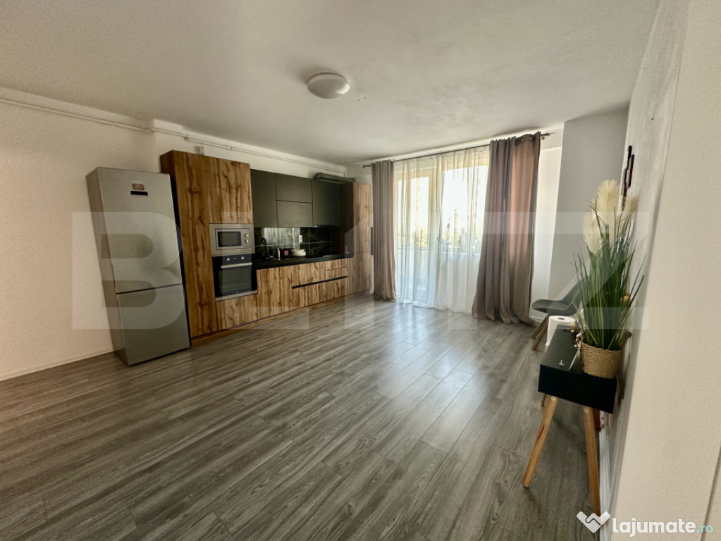 Apartament modern, 3 camere, open space, terasa deschisa 30m