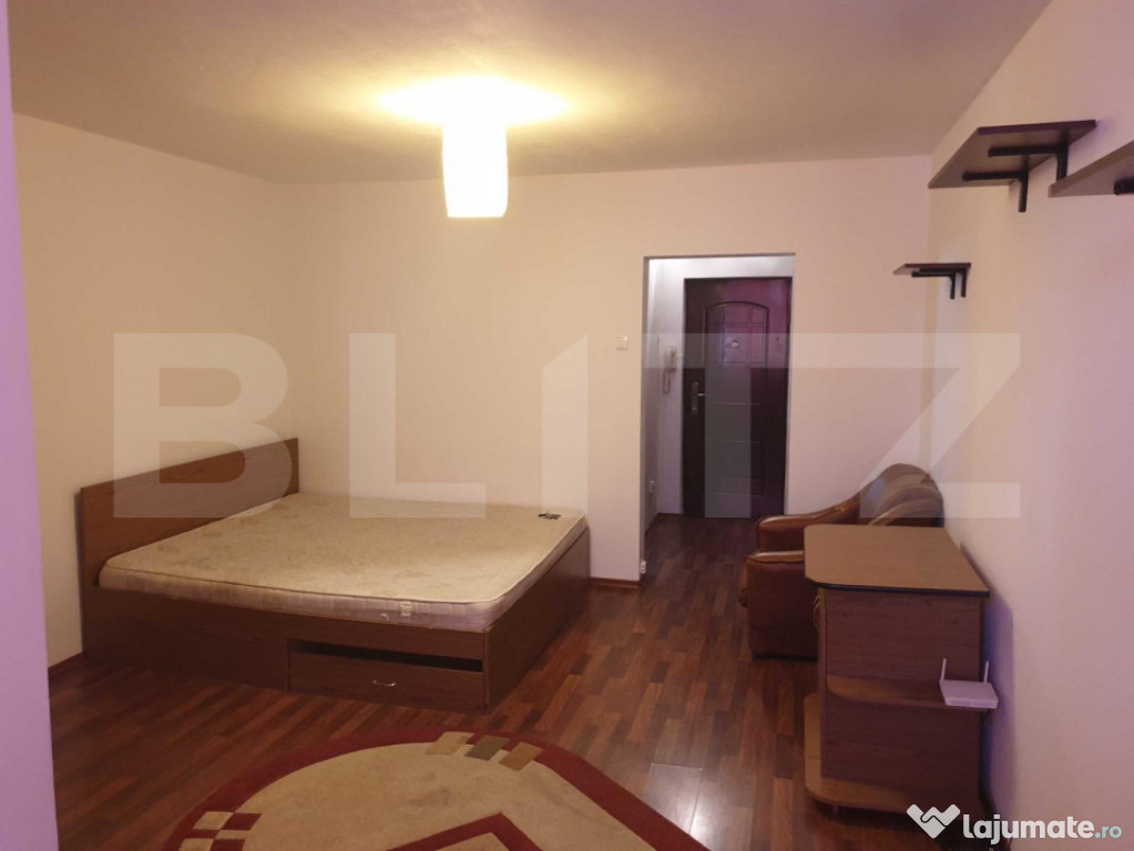 Garsonieră de 30 mp | Etaj intermediar | zona Tătărași