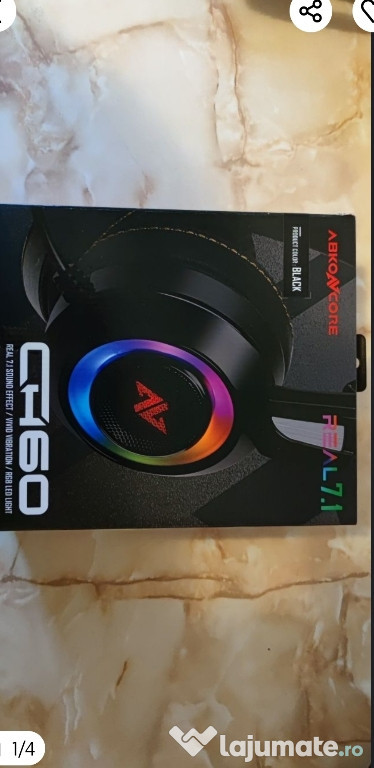 Căști gaming ABKONCORE CH60 REAL 7.1,