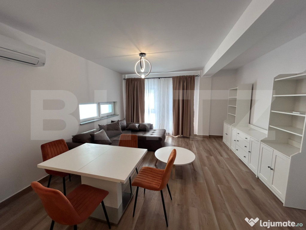 Apartament cu 2 camere, incalzire in pardoseala, loc de parc
